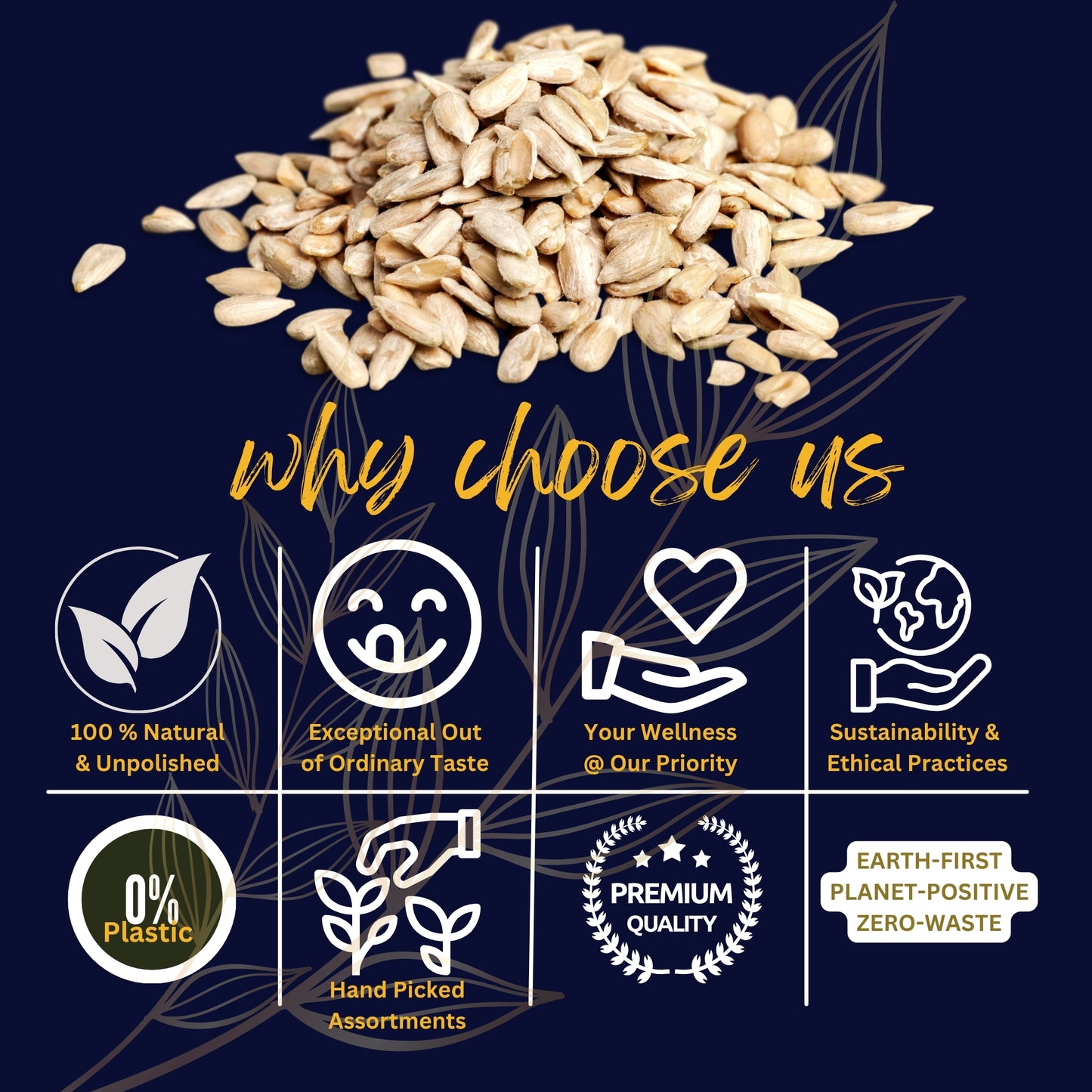Nutty Occasions :Premium Roasted Sunflower Seeds | Protein-Rich Superfood Snack | Raw & Hulled | Magnesium, Zinc, Iron | 350g for Baking, Salads, Smoothies