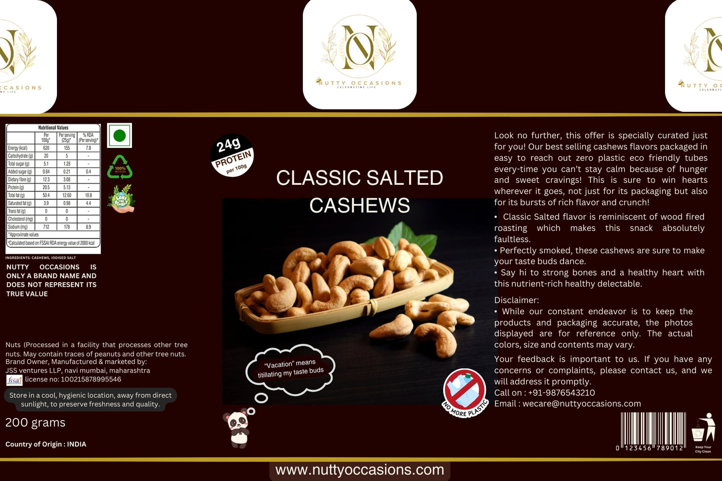 Classic Salted Cashews