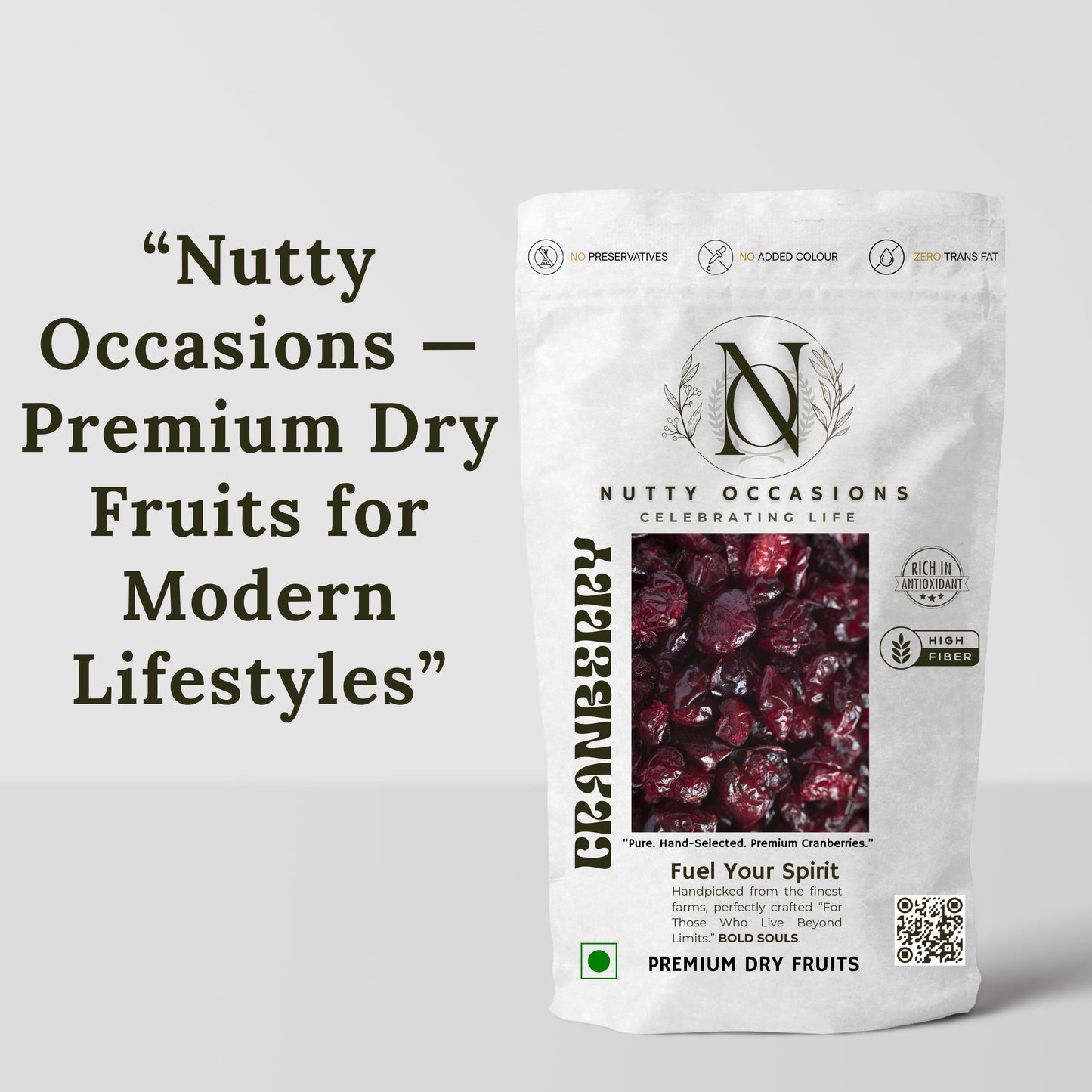 Nutty Occasions - The Heirloom Artisan Duo Harvest Cranberry & Cashews, Premium Selection : 1 KG