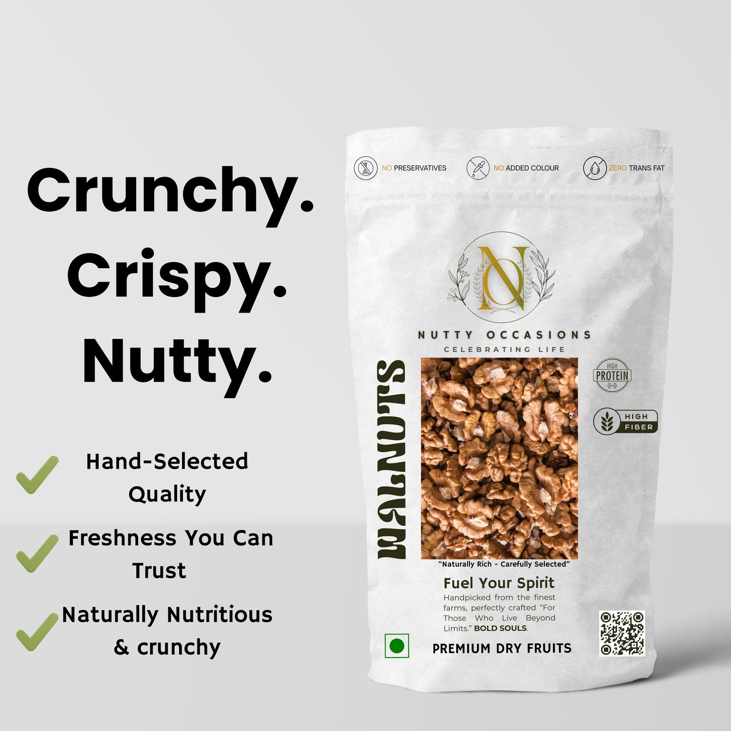 Nutty Occassions : “Double the Goodness -  All Premium” | Walnut & Pistachio Combo | Antioxidant Nuts | Premium Dry Druits | Healthy Snack Gifting | 1 KG