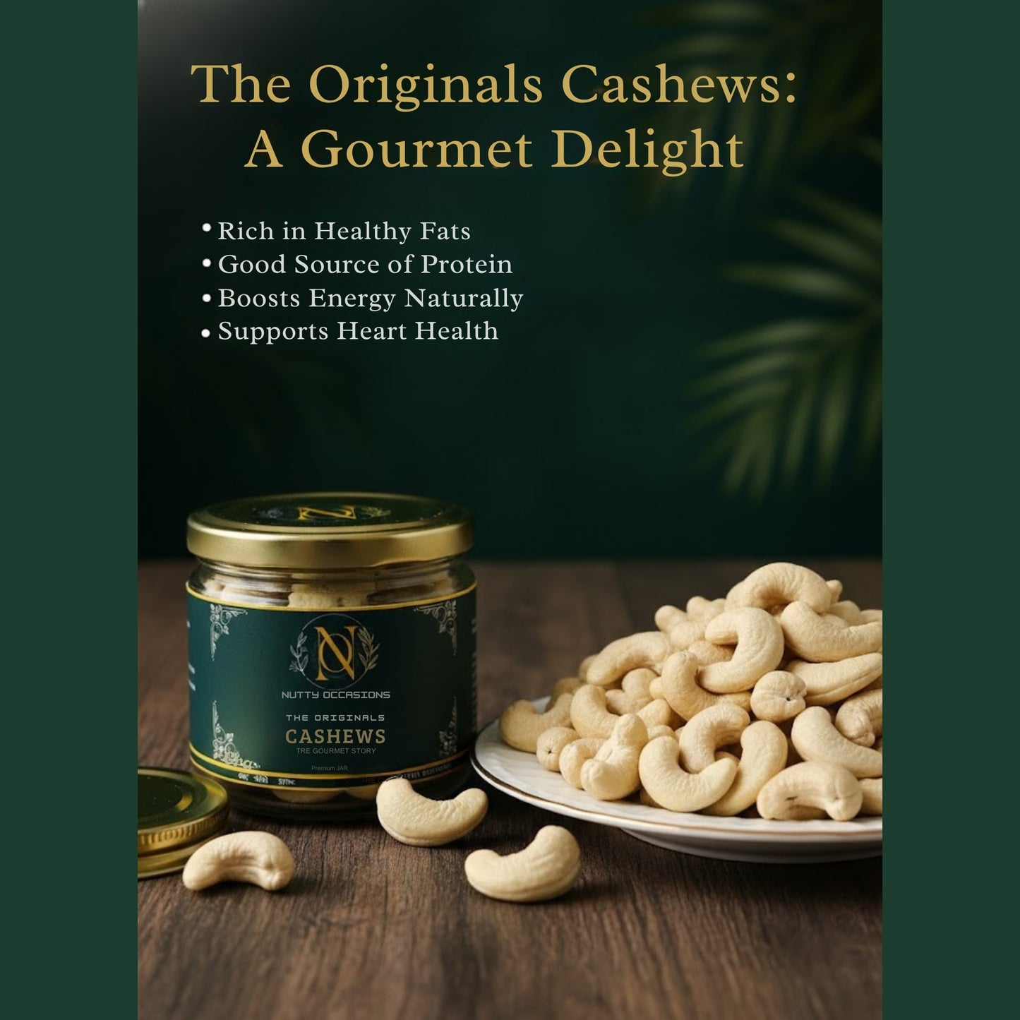 Nutty Occasions The Originals - Gourmet Heritage Almonds & Cashews, A++ Grade Protein Rich Dry Fruit  | 350 Grams