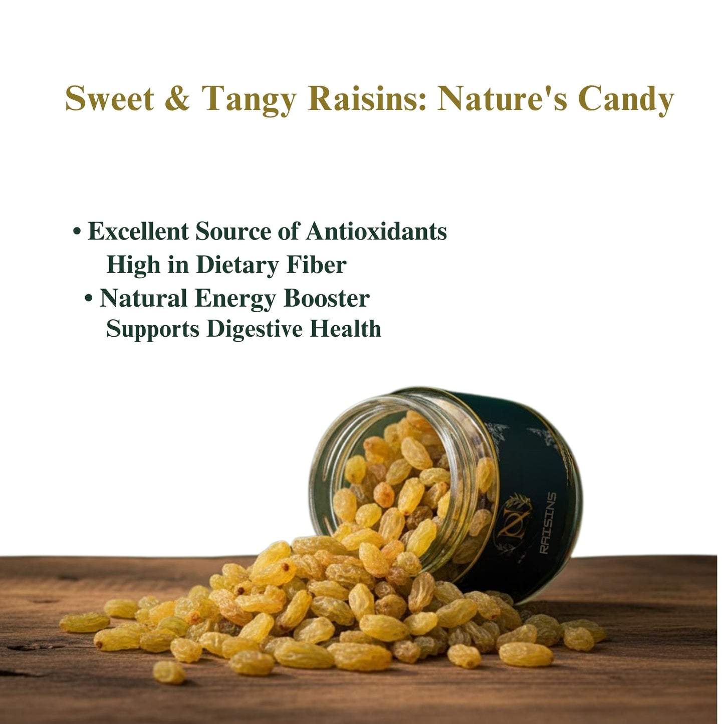 Nutty Occasions Gourmet Duo: Antioxidant-Rich Dried Cranberries & Golden Sweet Raisins | Premium Healthy Snack  | Heart Health & Digestive Aid | Airtight Reusable Glass Jars | 350 Grams